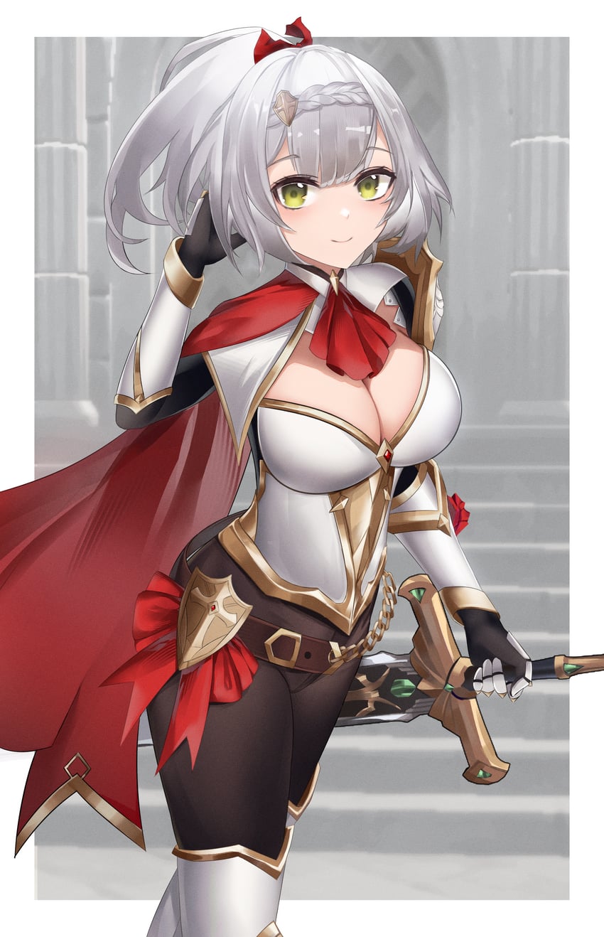 noelle (genshin impact) drawn by verozy