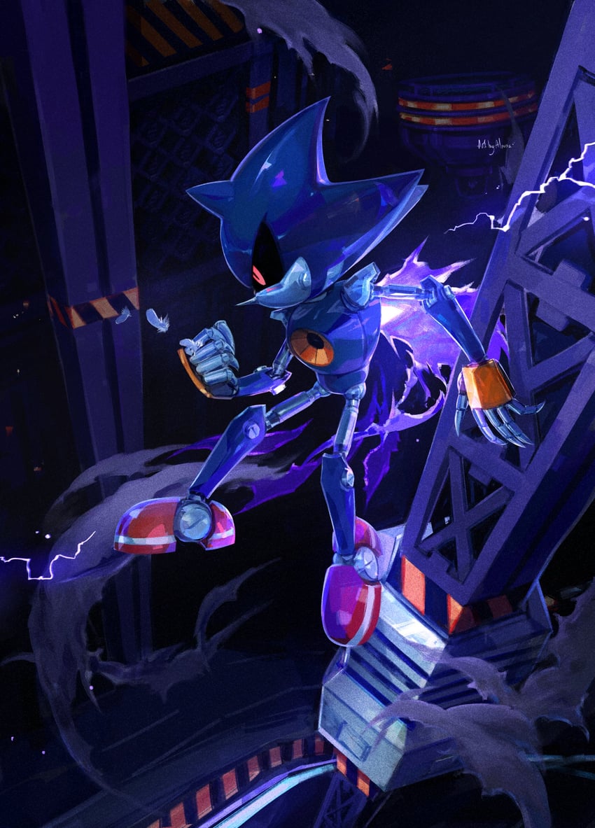 metal sonic (sonic and 2 more) drawn by by_almaz