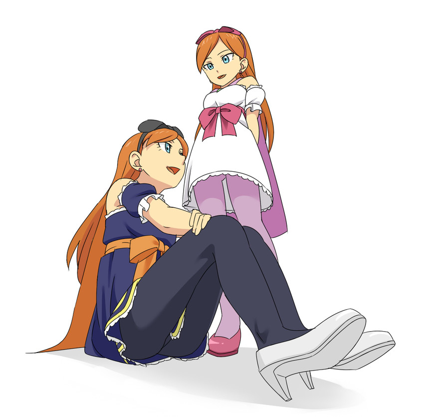 rizerotta and rukoria (dragon quest and 1 more) drawn by yokkest
