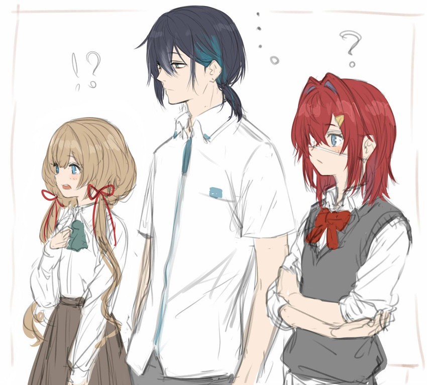 ange katrina, mayuzumi kai, and eli conifer (nijisanji) drawn by isshiki_(ffmania7)