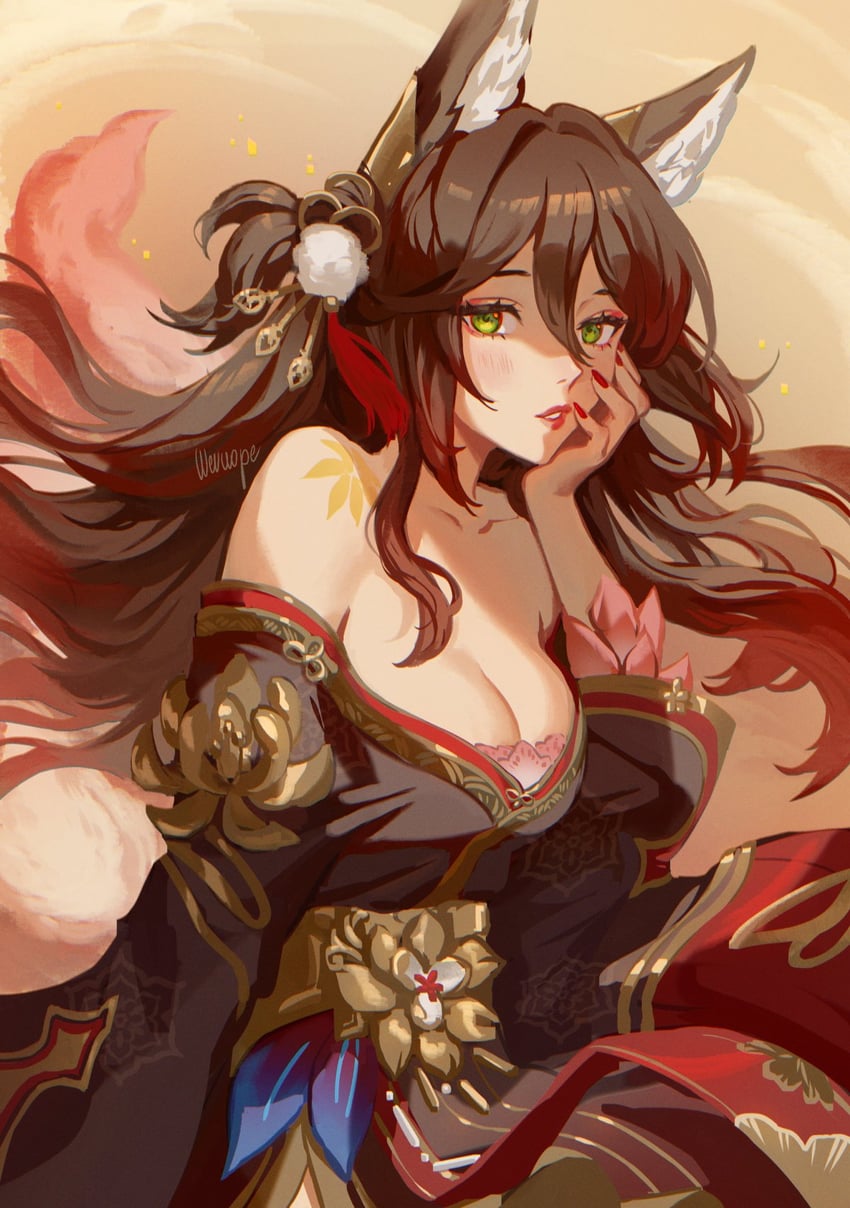 tingyun and fugue (honkai and 1 more) drawn by wernope