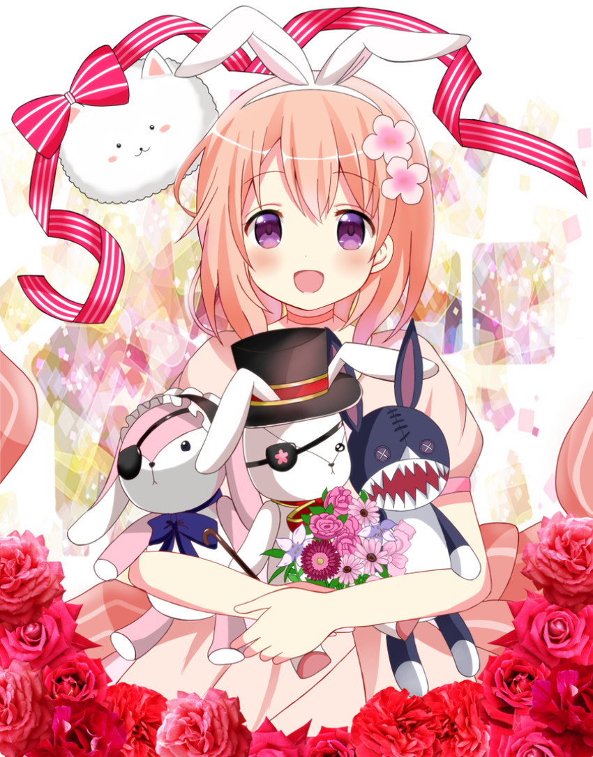 hoto cocoa and tippy (gochuumon wa usagi desu ka?) drawn by ryoutan