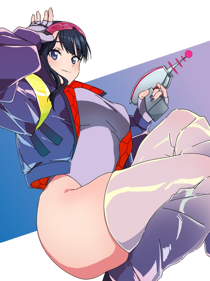 takarada rikka (gridman universe) drawn by kame_0_0_kame