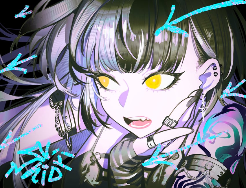shiori novella (hololive and 1 more) drawn by pungson_mori