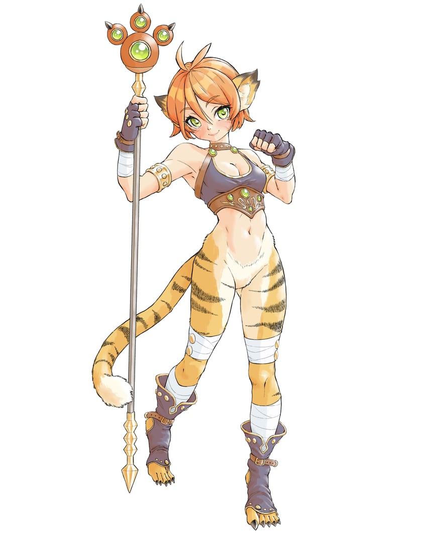 katt (breath of fire and 1 more) drawn by momo_oddeye