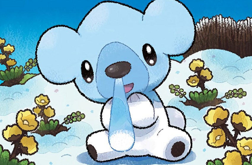 cubchoo (pokemon and 1 more) drawn by eo_kanako