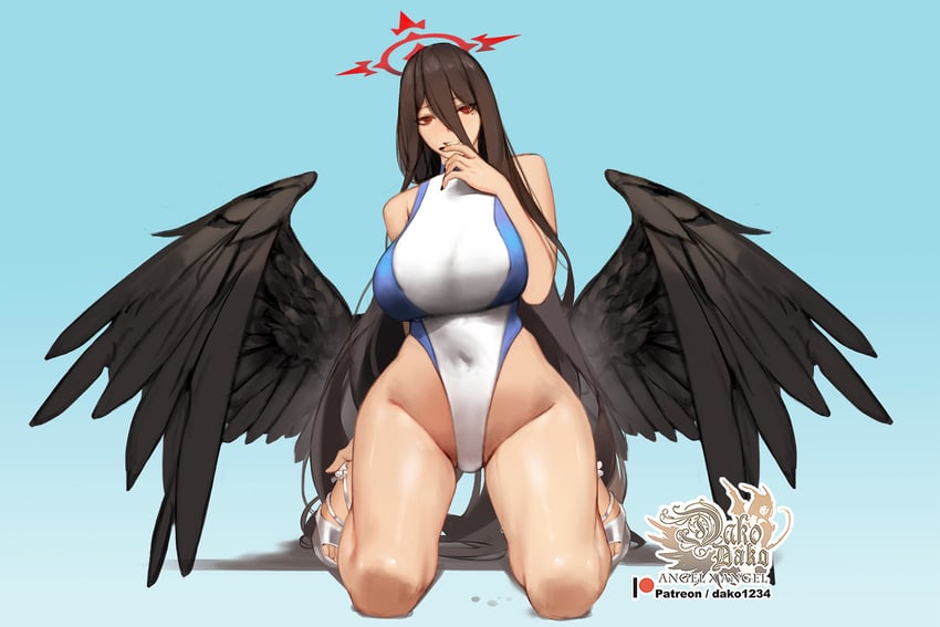 hasumi (blue archive) drawn by hu_dako