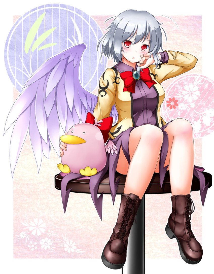 kishin sagume and raphael the raven (touhou and 1 more) drawn by aka_tawashi
