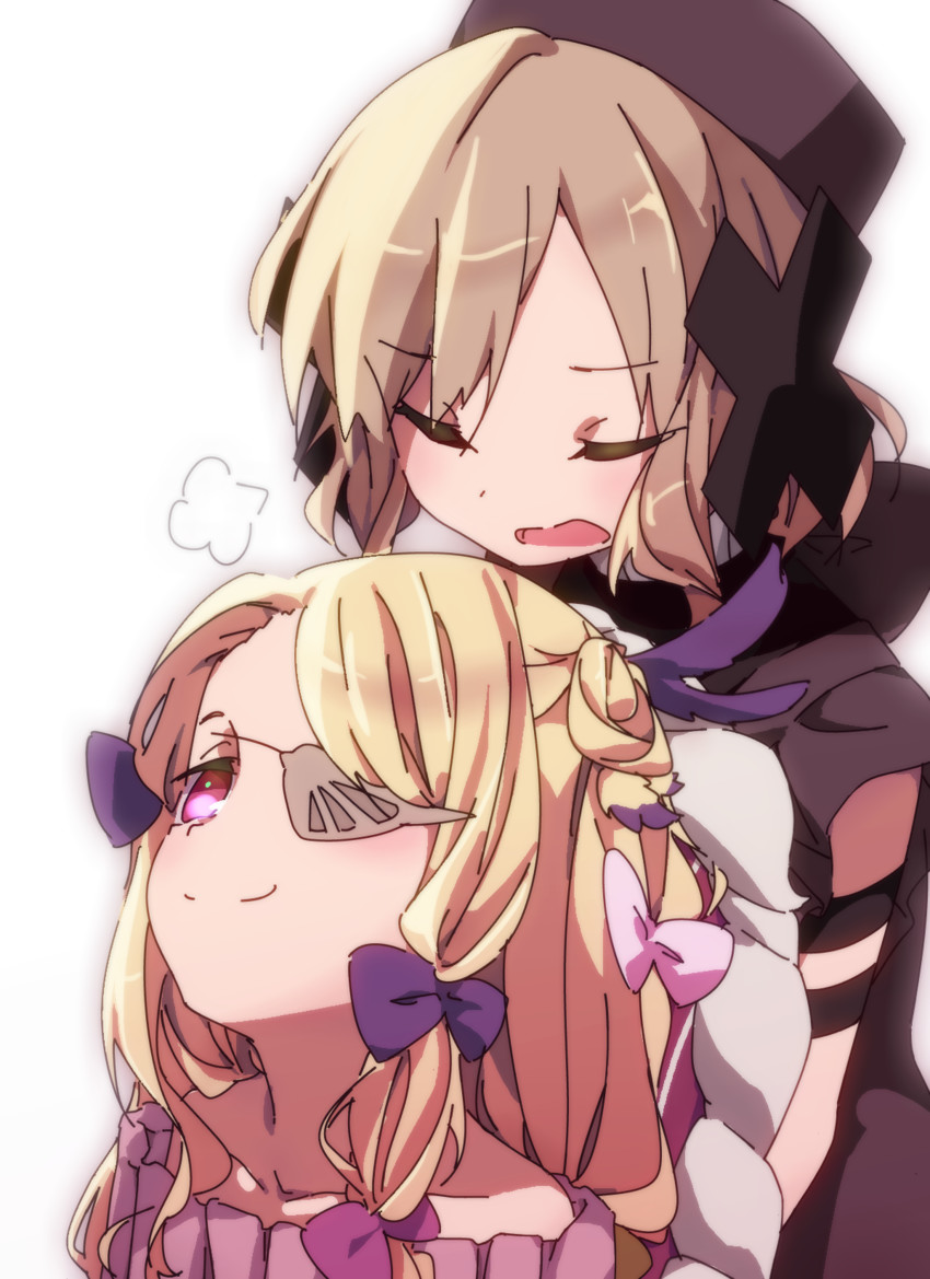 shadowgale and pfle (mahou shoujo ikusei keikaku and 1 more) drawn by boro_(tn-boro)