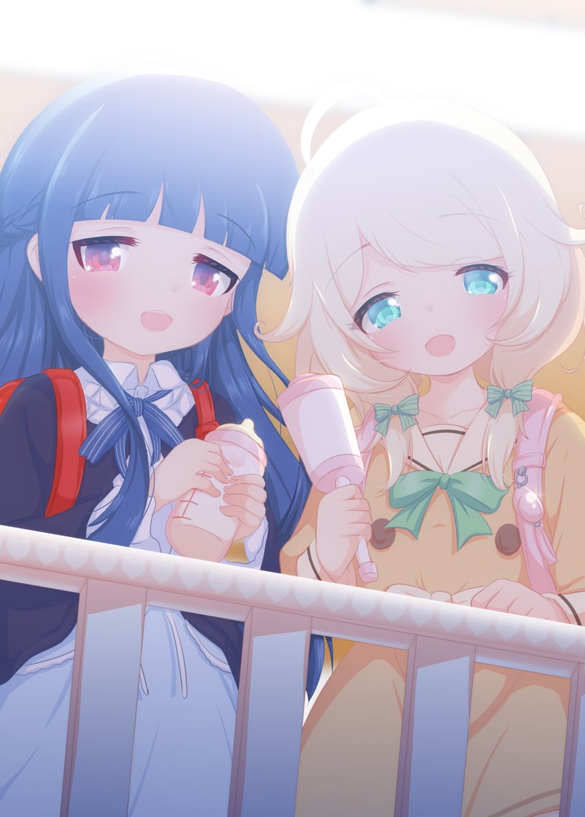 sajo yukimi and yusa kozue (idolmaster and 1 more) drawn by hosizora_mikoto