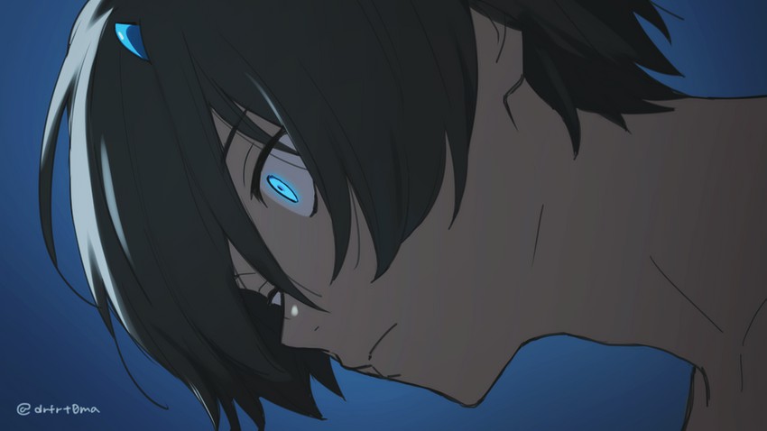 hiro (darling in the franxx) drawn by toma_(norishio)