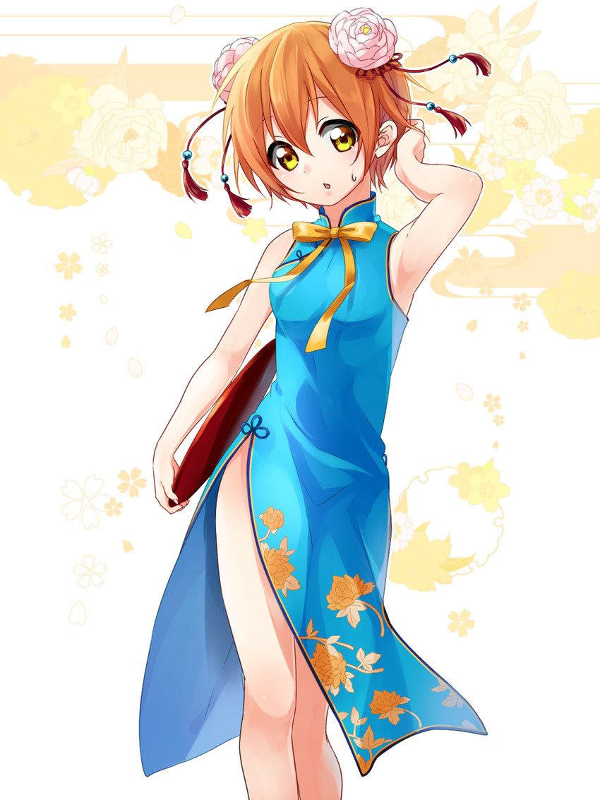 hoshizora rin (love live! and 1 more) drawn by tsunakan
