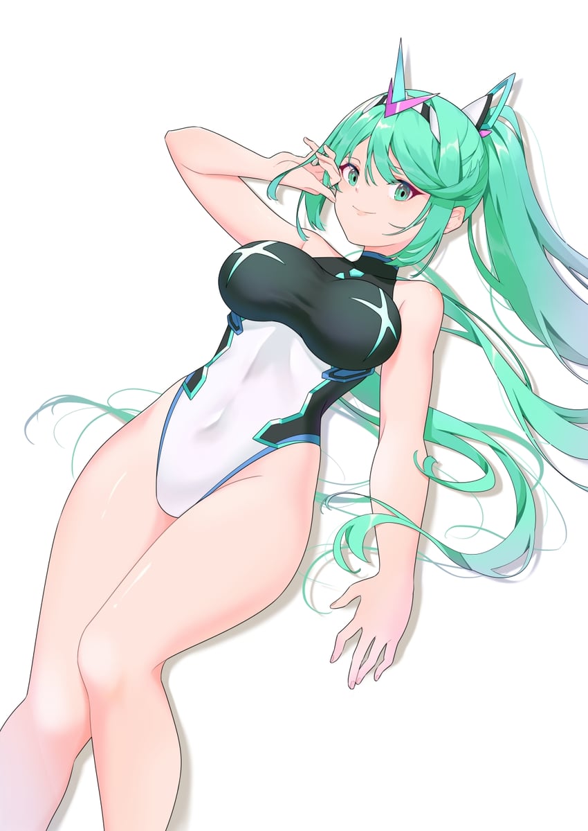 pneuma (xenoblade chronicles and 1 more) drawn by hehe_jun