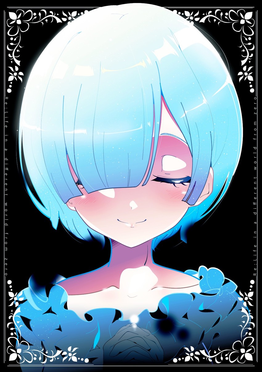 rem (re:zero kara hajimeru isekai seikatsu) drawn by aloe_(kenkou3733)