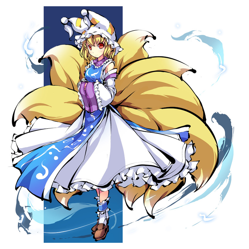 yakumo ran (touhou) drawn by ms06s