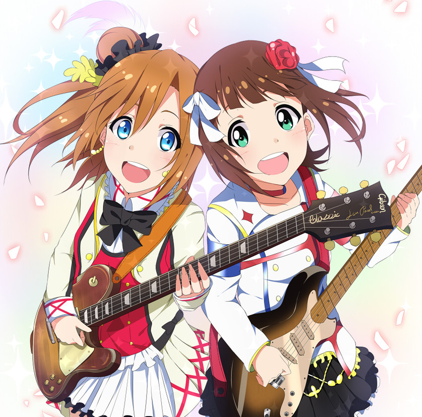 amami haruka and kosaka honoka (idolmaster and 3 more) drawn by hitotsuki_nanoka