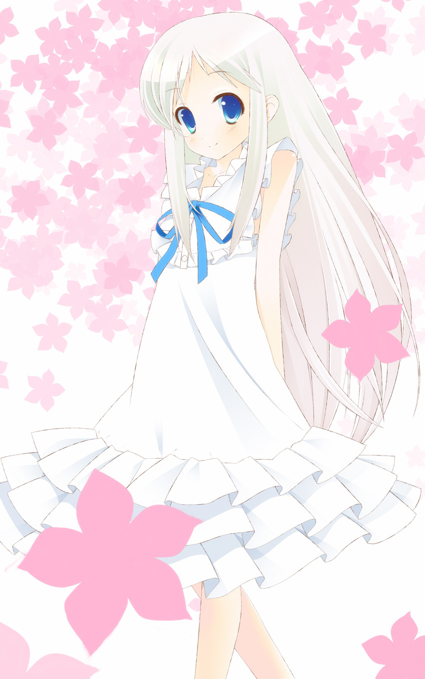 honma meiko (ano hi mita hana no namae wo bokutachi wa mada shiranai.) drawn by zefa_(neoaltemice)