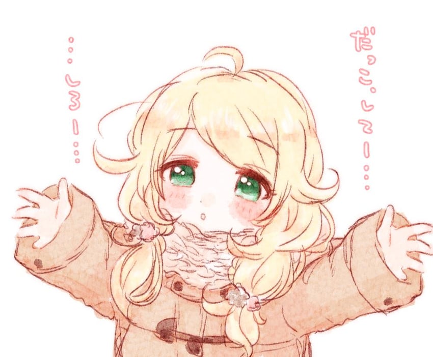 yusa kozue (idolmaster and 1 more) drawn by hitsujizuka