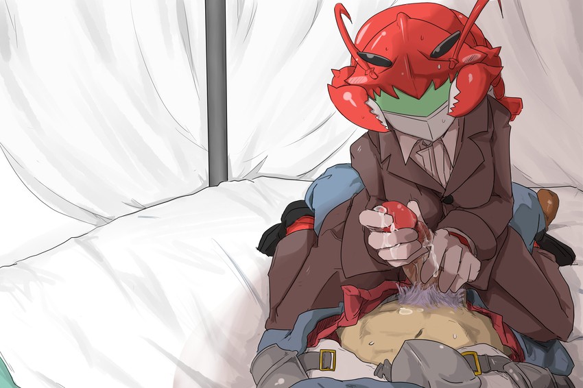 yuusha masatoshi and ebifran (yuusha to maou) drawn by henoeno