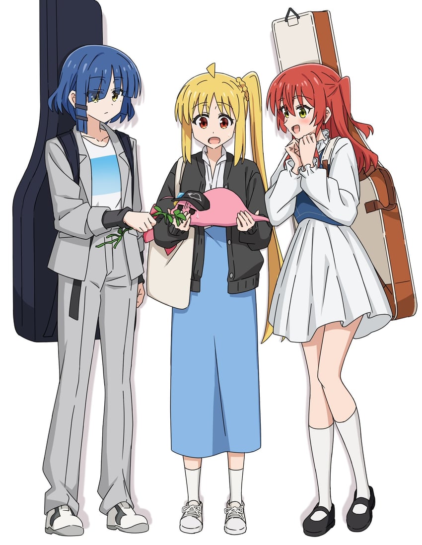 gotoh hitori, kita ikuyo, ijichi nijika, and yamada ryo (bocchi the rock!) drawn by kanata_mako