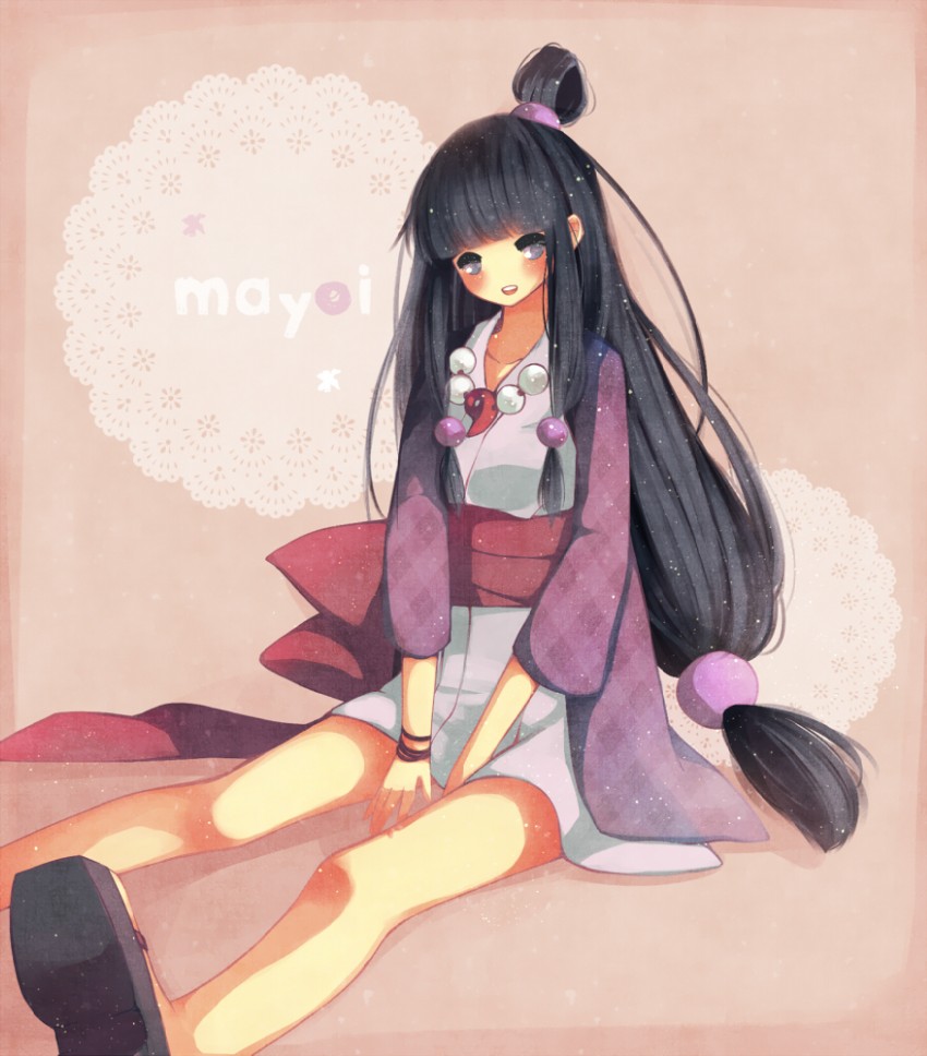 maya fey (ace attorney) drawn by mikuri_yoru