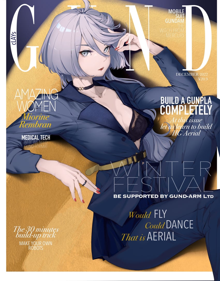 miorine rembran (gundam and 1 more) drawn by clays_(clayschan)