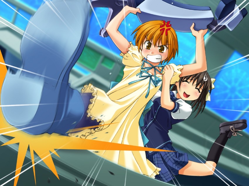 matsunaga sara and tanaka yubiseiakikana (ever 17) drawn by takigawa_yuu