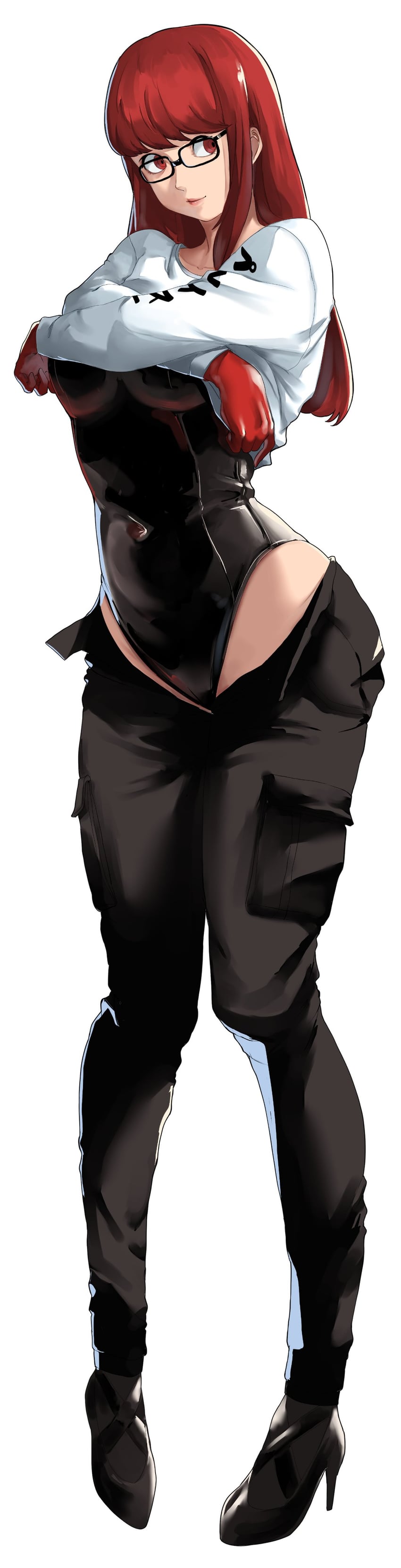 yoshizawa sumire (persona and 2 more) drawn by xiiicaelum