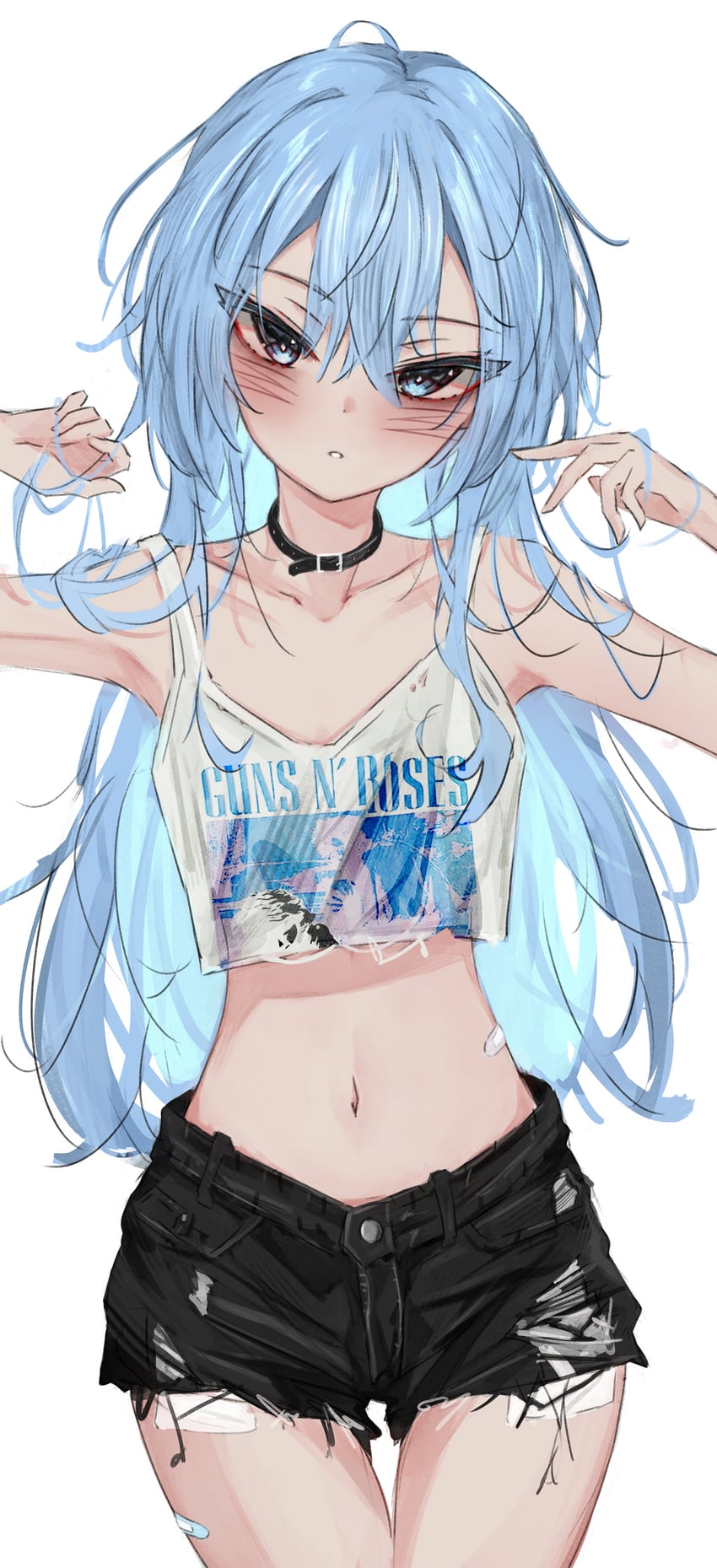 hoshimachi suisei (hololive and 1 more) drawn by akarinnndesu