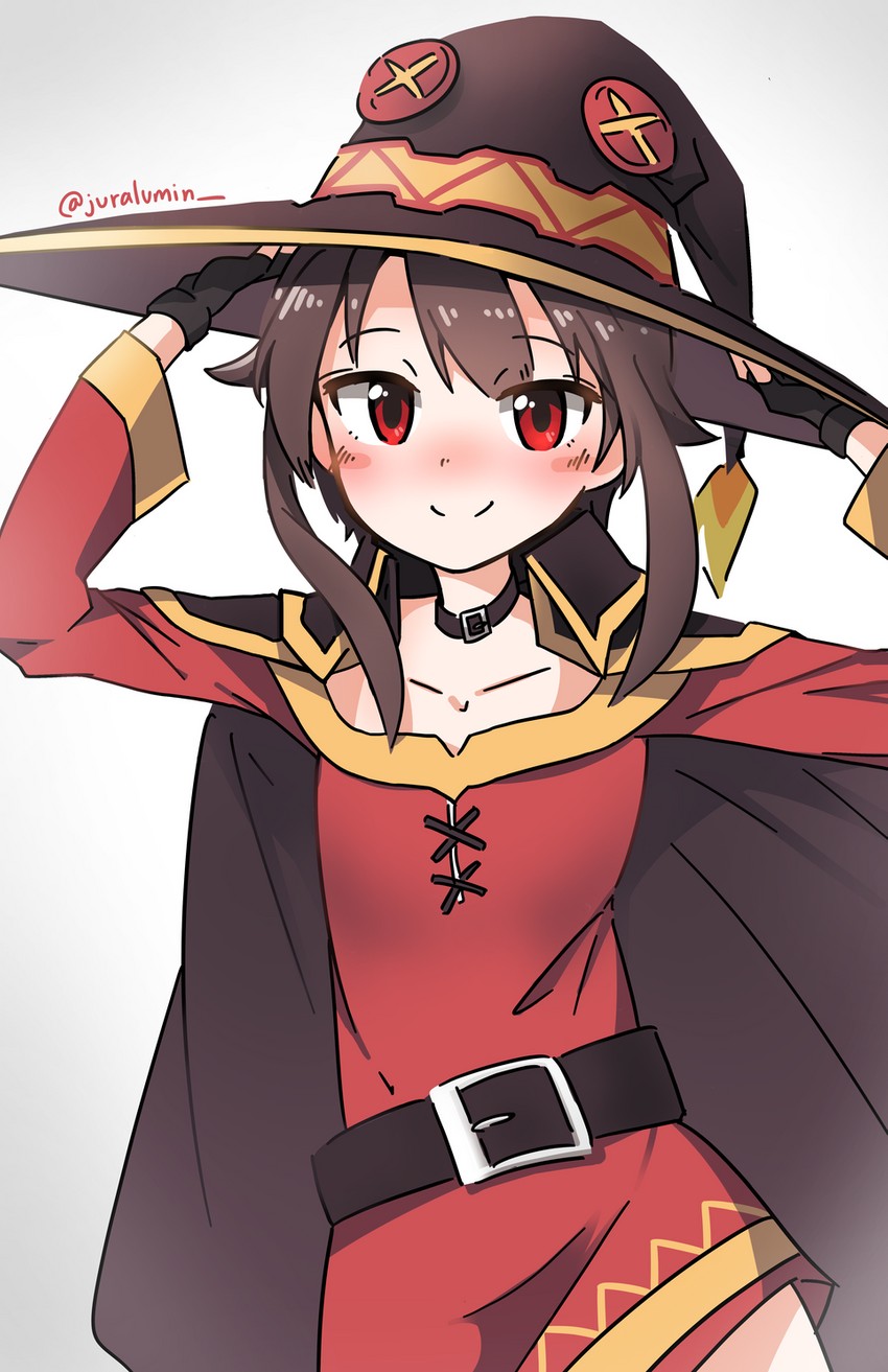megumin (kono subarashii sekai ni shukufuku wo!) drawn by juralumin