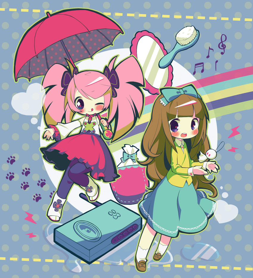 nanahira and haruka nana (utau and 1 more) drawn by mamimu_(ma-mi-mu.me)