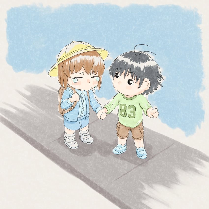 kikuchi makoto and hagiwara yukiho (idolmaster) drawn by nii_niip