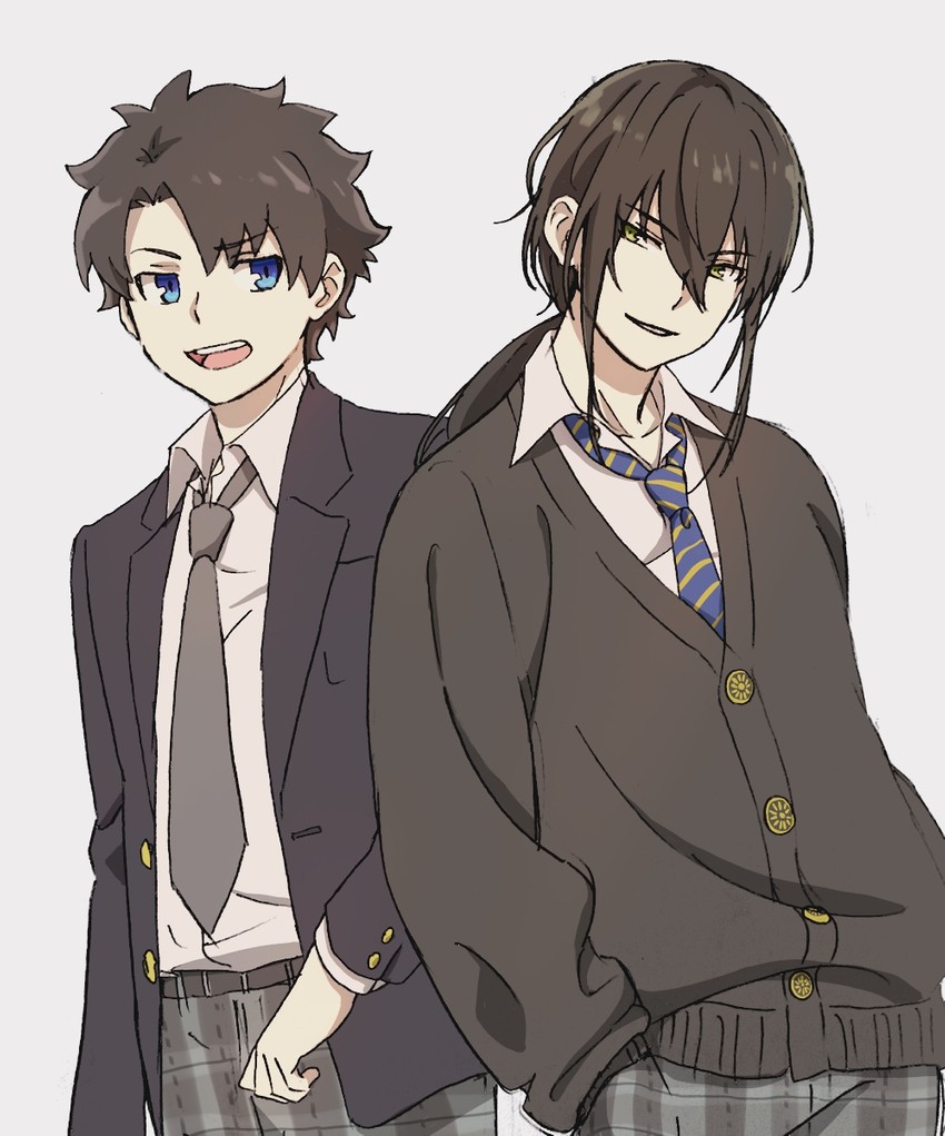 fujimaru ritsuka and yan qing (fate and 1 more) drawn by mi_(pic52pic)