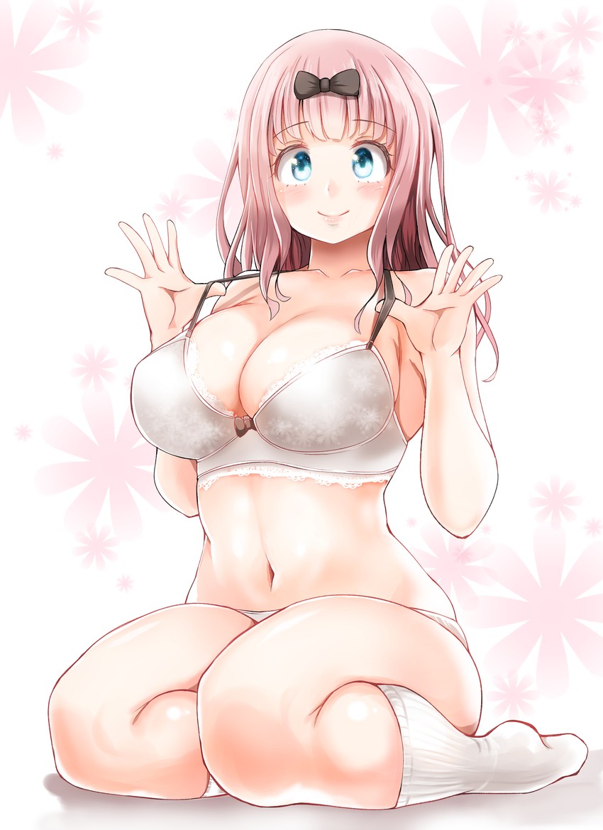 fujiwara chika (kaguya-sama wa kokurasetai ~tensai-tachi no renai zunousen~) drawn by adahcm
