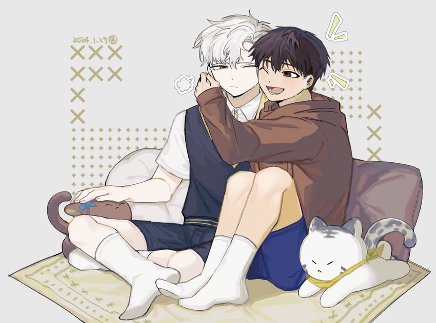 jeong taeui and ilay riegrow (passion) drawn by atan_003