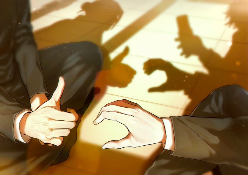 gojou satoru and getou suguru (jujutsu kaisen) drawn by kuropani_cos