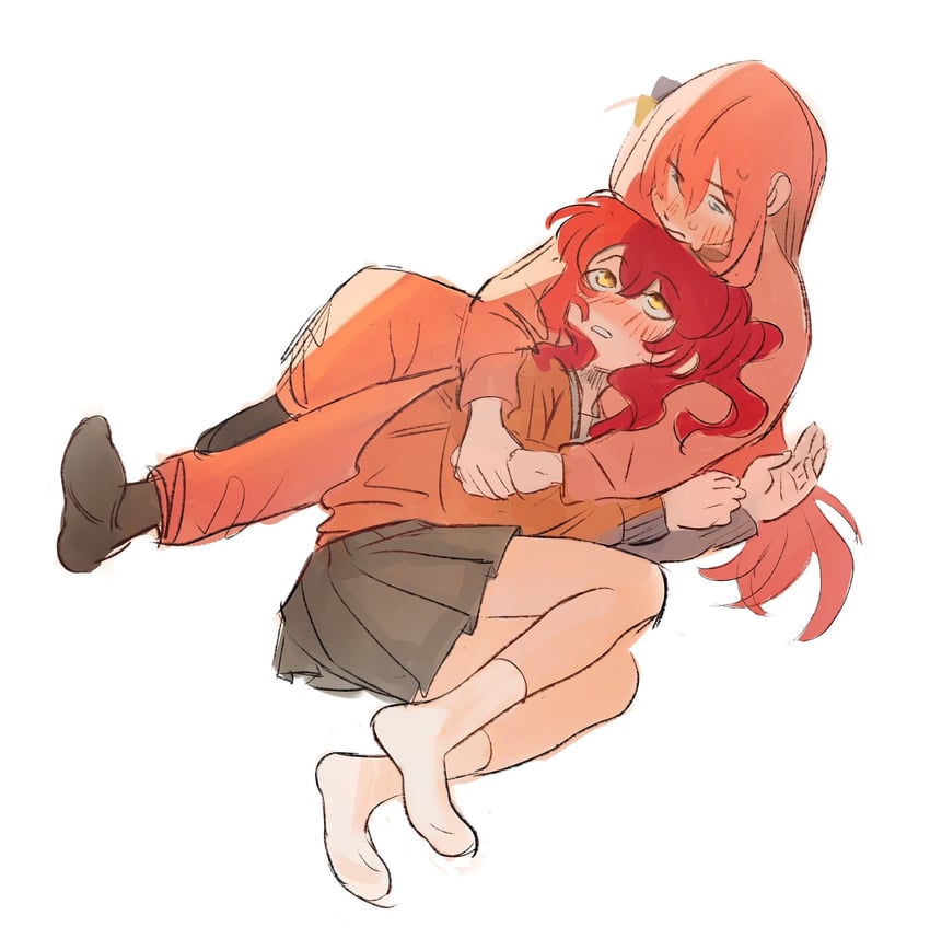 gotoh hitori and kita ikuyo (bocchi the rock!) drawn by tiffany_chou