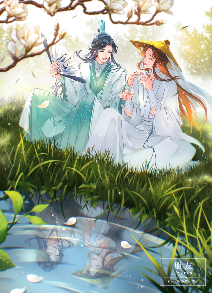 xie lian and shi qingxuan (tianguan cifu) drawn by springoxx