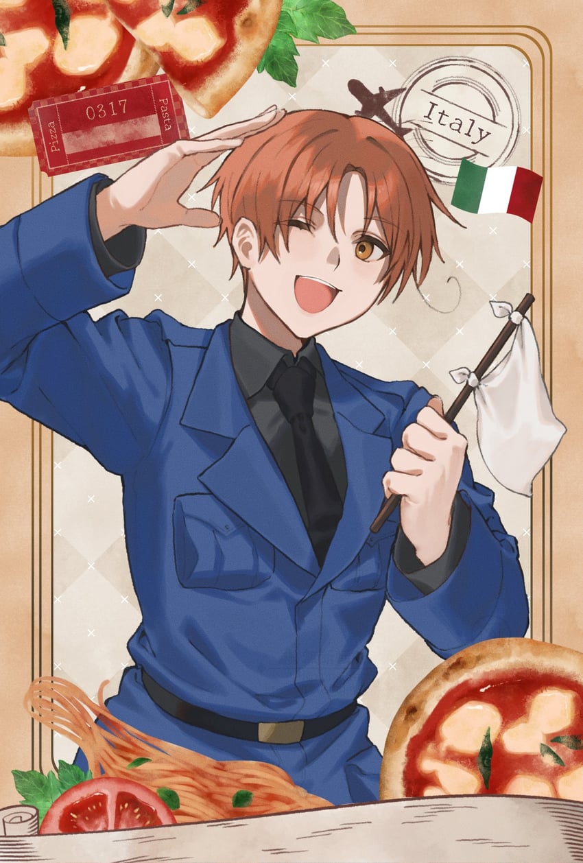 northern italy (axis powers hetalia) drawn by soji_777