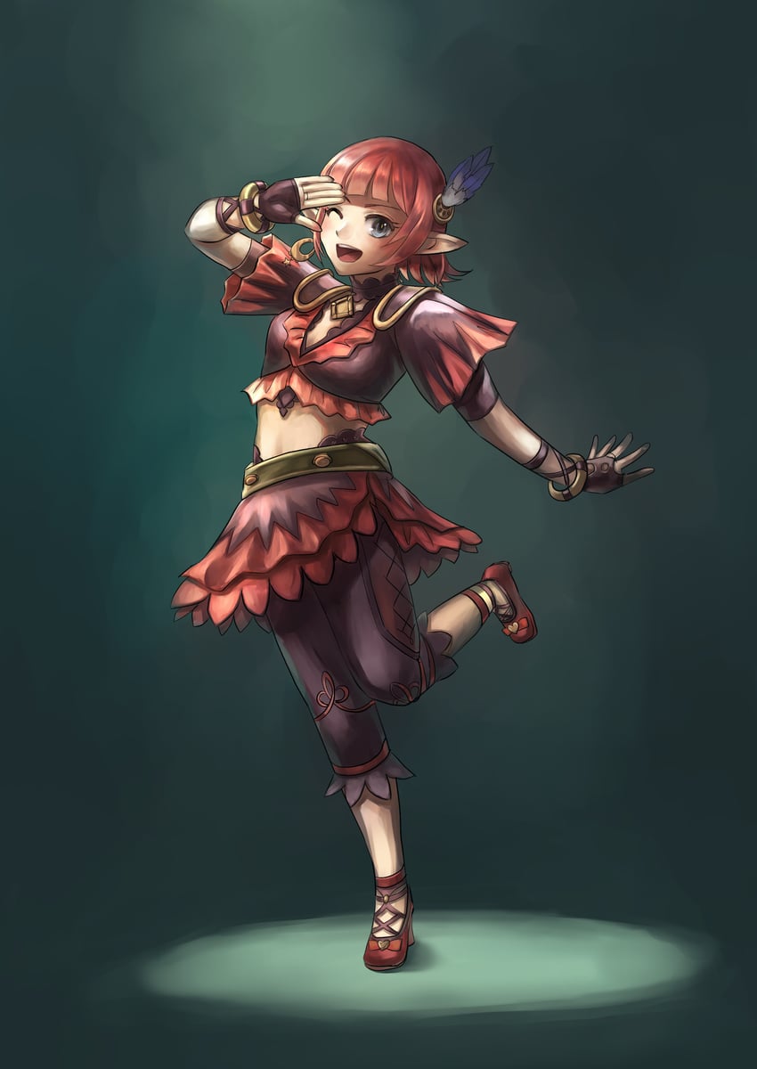 dancer and lilisette (final fantasy and 1 more) drawn by cactus41747280