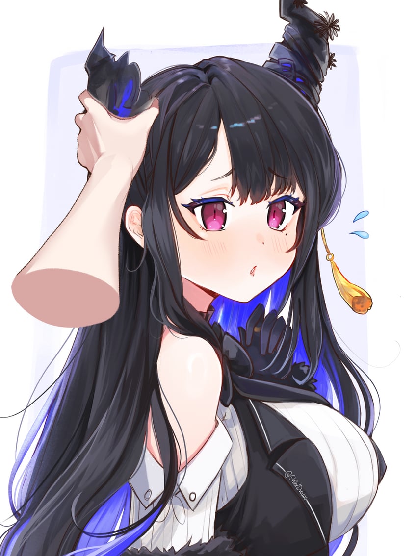 nerissa ravencroft (hololive and 1 more) drawn by shibedraws