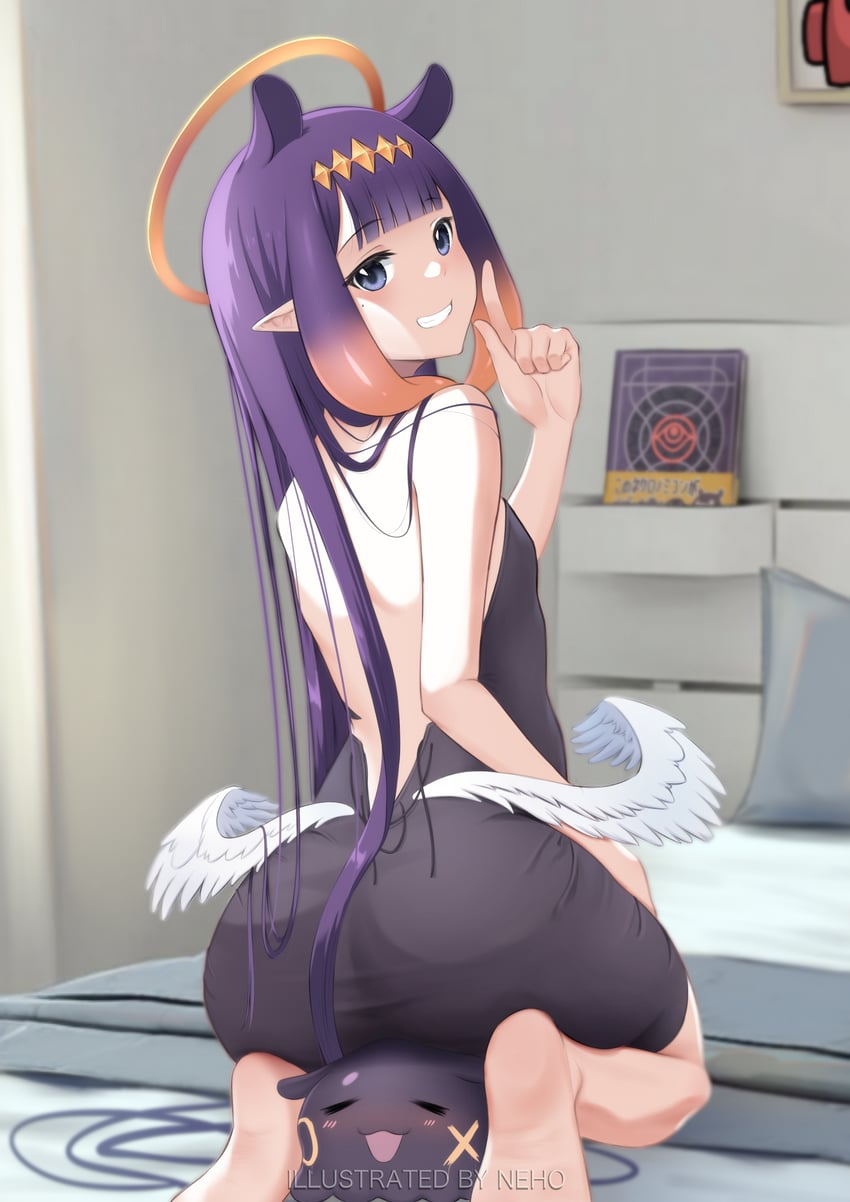 ninomae ina'nis, takodachi, crewmate, and ao-chan (hololive and 2 more) drawn by neho-kun