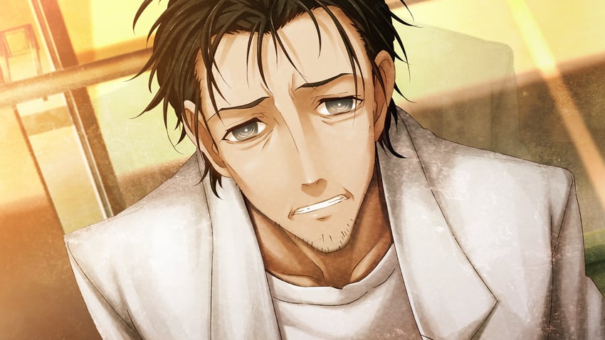 okabe rintarou (steins;gate and 1 more) drawn by huke
