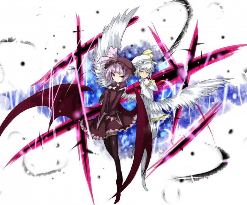 remilia scarlet, zatracenie, and megalith (touhou and 1 more) drawn by ganesagi