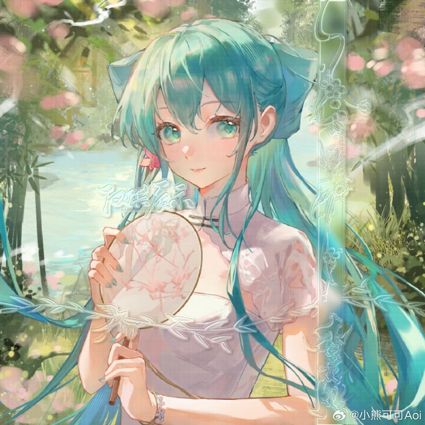 hatsune miku and shaohua hatsune miku (vocaloid) drawn by xiao_xiong_keke_aoi