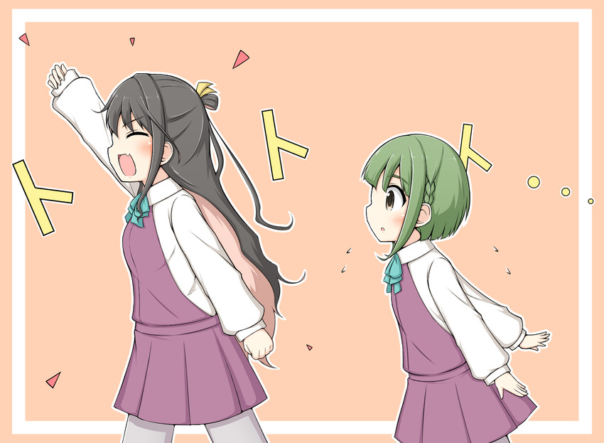 naganami and takanami (kantai collection) drawn by goma_(yoku_yatta_hou_jane)