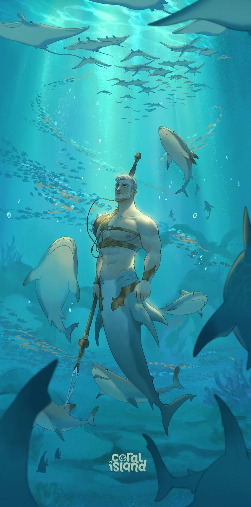 semeru (coral island) drawn by david_ardinaryas