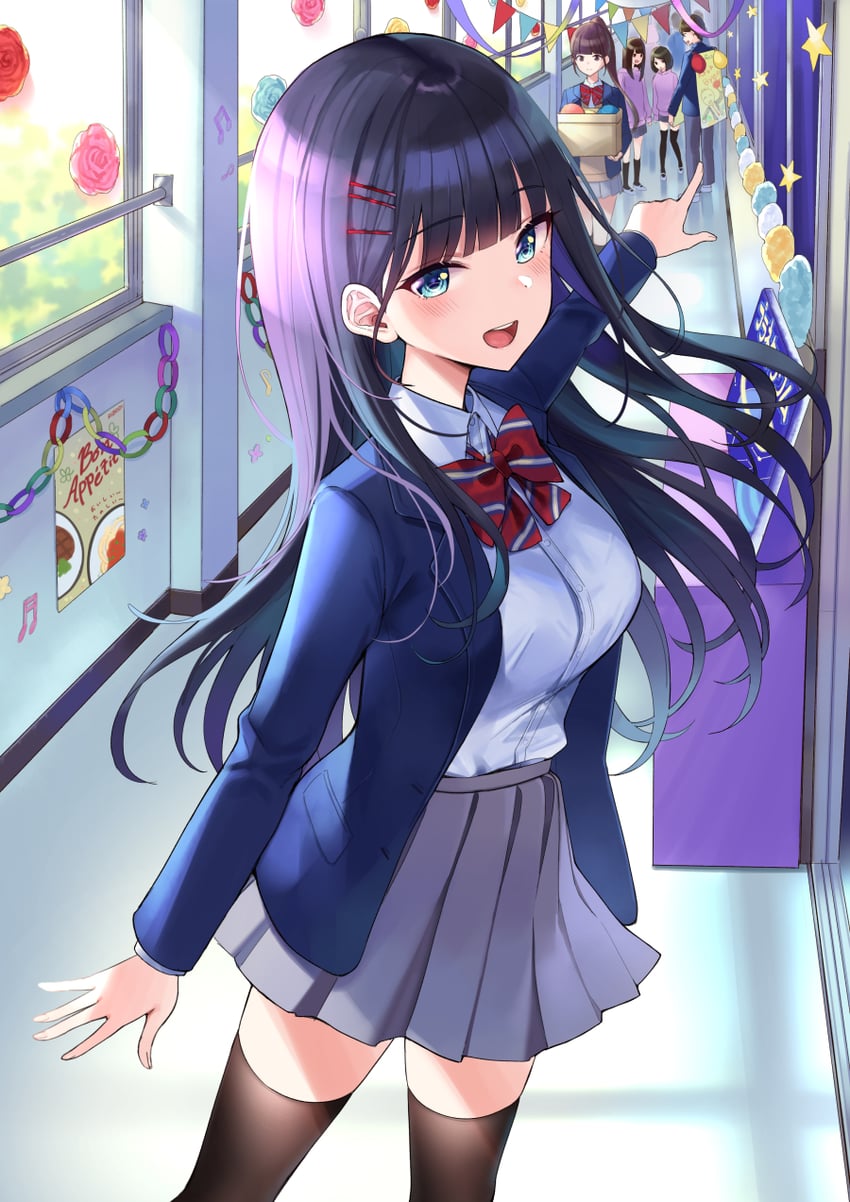 nanba yukina (dokuzetsu shoujo wa amanojaku) drawn by mirei