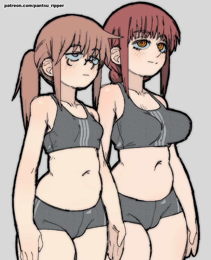 makima and kobayashi (chainsaw man and 1 more) drawn by pantsu-ripper