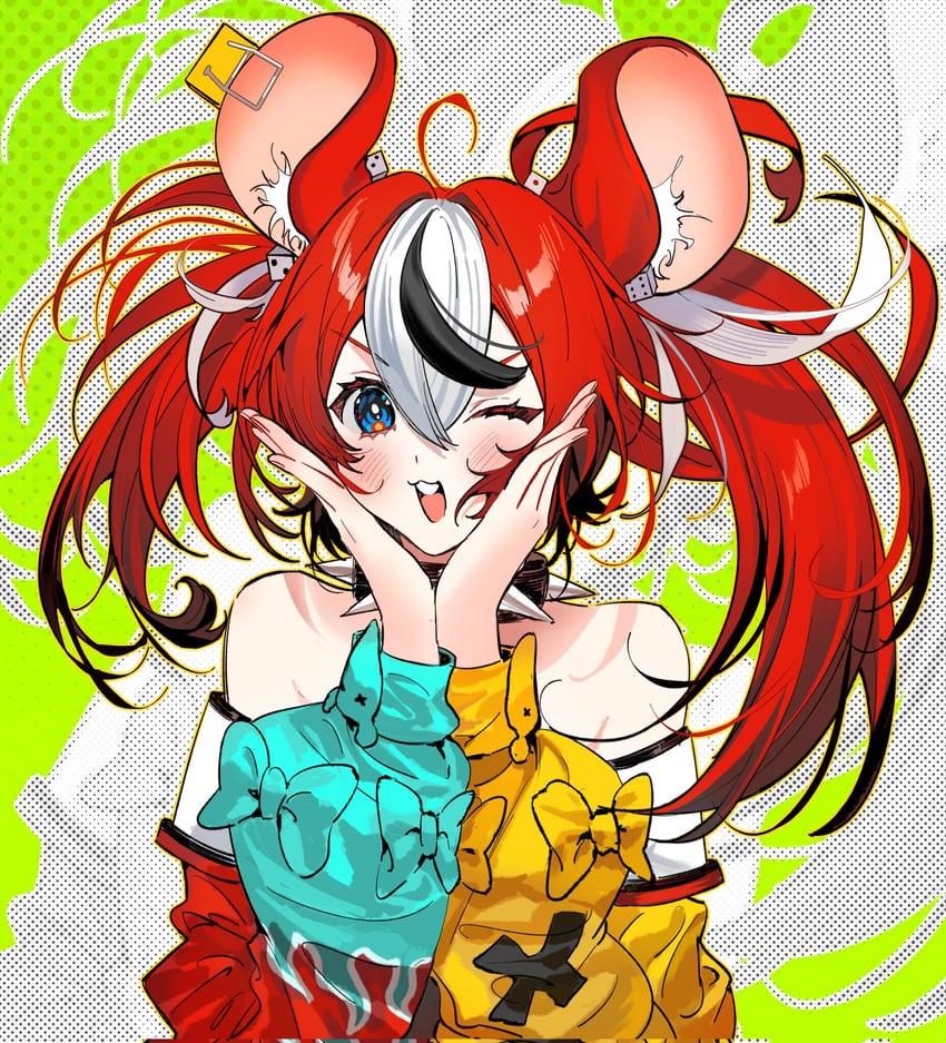 hakos baelz (hololive and 1 more) drawn by hoshino_riri